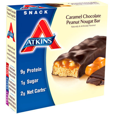 Atkins® Caramel Chocolate Peanut Nougat Bars 5-1.6 oz. Bars