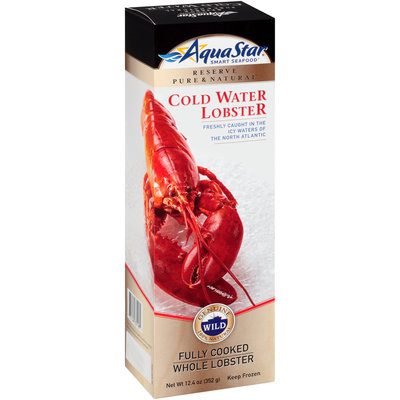 Aqua Star® Cold Water Fully Cooked Whole Lobster 12.4 oz. Box