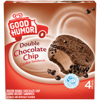 Good Humor™ Frozen Double Chocolate Chip Cookie Sandwich 4 ct Box