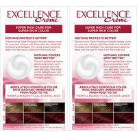 L'Oreal® Paris Excellence® Creme Hair Color 4RM Dark Mahogany Red 2-1 Kit Boxes