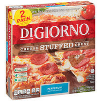 DIGIORNO Cheese Stuffed Crust Pepperoni Frozen Pizza 2-Pack