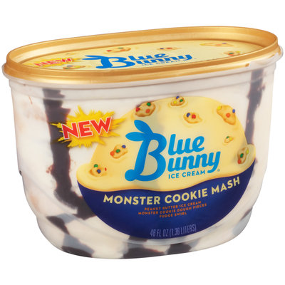 Blue Bunny New Ice Cream Monster Cookie Mash