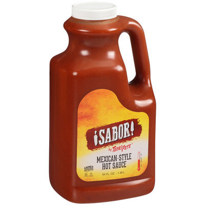 !Sabor! by Texas Pete® Medium Mexican-Style Hot Sauce 64 fl. oz. Plastic Jug