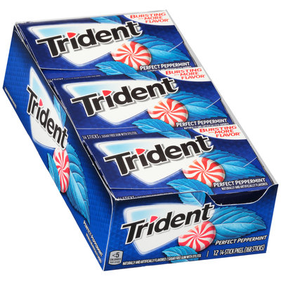 Trident Perfect Peppermint Sugar Free Gum with Xylitol