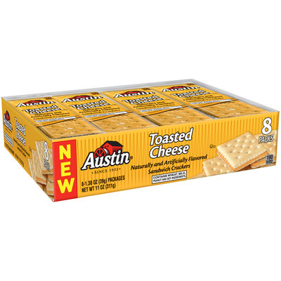Austin® Toasted Cheese Sandwich Crackers 8-1.38 oz. Packs