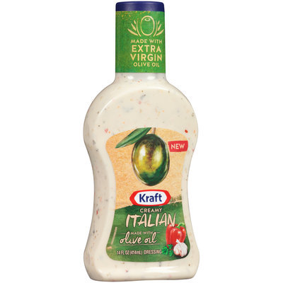 Kraft Olive Oil Creamy Italian Dressing 14 fl. oz. Bottle