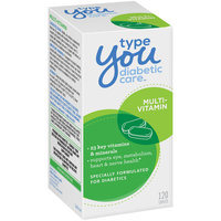 Type You Diabetic Care™ Multi-Vitamin Caplets 120 ct Box