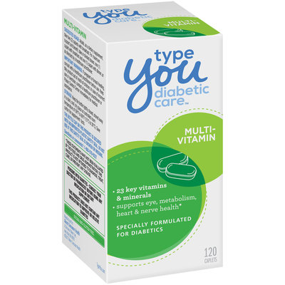 Type You Diabetic Care™ Multi-Vitamin Caplets 120 ct Box