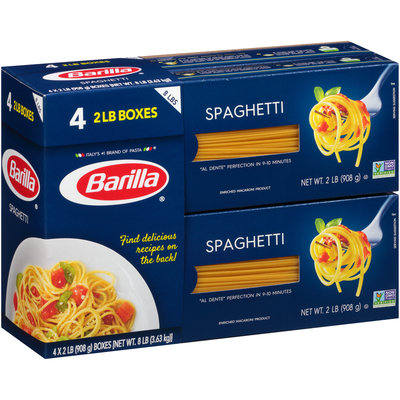 Barilla® Spaghetti Pasta 4-2 lb. Boxes