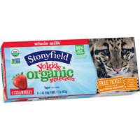 Stonyfield® Yokids® Organic Squeezers® Strawberry Whole Milk Yogurt 8-2 oz Tubes