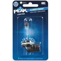 PEAK® Lighting Classic Vision™ Clear Halogen Lamp 881 Carded Pack