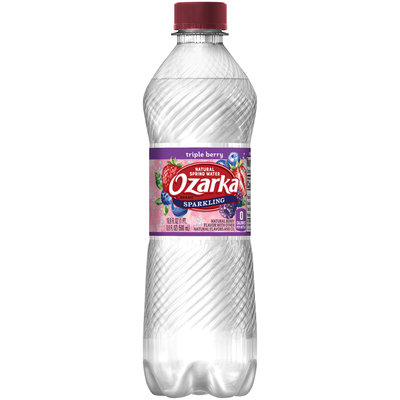 OZARKA Sparkling Natural Spring Water Triple Berry 0.5L Bottle