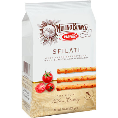 Barilla® Mulino Bianco Sfilati Oven Baked Breadsticks with Tomato and Oregano 7.05 oz. Pack