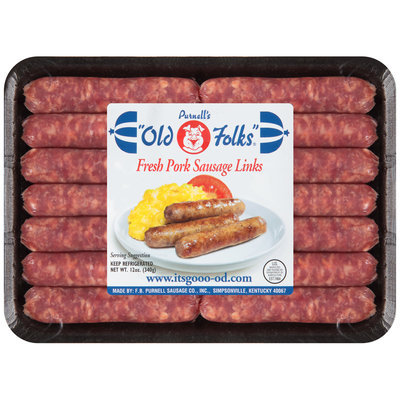 Purnell's Old Folks® Fresh Pork Sausage Links 12 oz. Tray