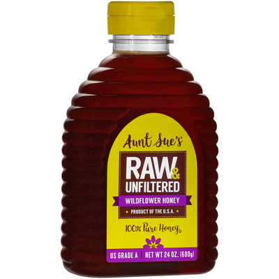 Aunt Sue's® Raw & Unfiltered Wildflower Honey 24 oz. Bottle