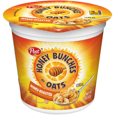 Post® Honey Bunches of Oats® Honey Roasted Cereal 2 oz. Cup