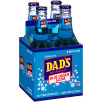 Dad's® Old Fashioned Blue Cream Soda 4-12 fl. oz. Glass Bottles