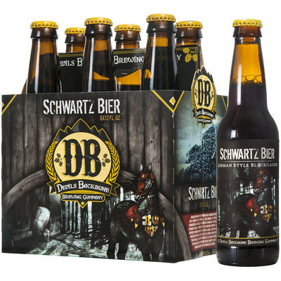 Devil's Backbone Brewing Company Schwatz Bier German-Style Black Lager 6-12 fl. oz. Bottle
