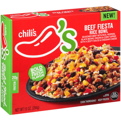 Chili's® Beef Fiesta Rice Bowl Frozen Dinner 10 oz. Box