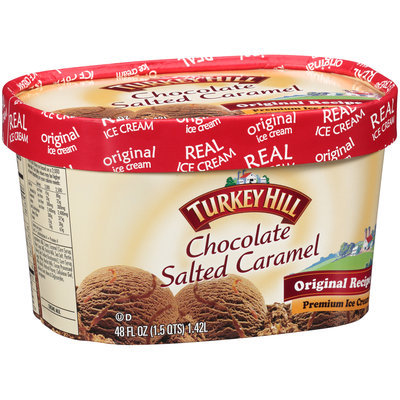 Turkey Hill Chocolate Salted Caramel Premium Ice Cream 48 fl. oz.