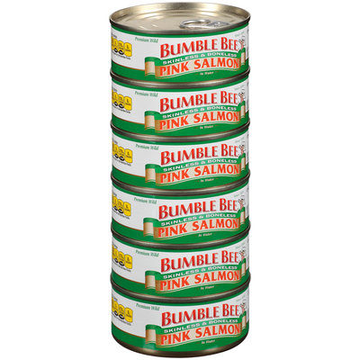 Bumble Bee® Skinless & Boneless Pink Salmon in Water 6-5.29 oz. Cans Cluster Pack
