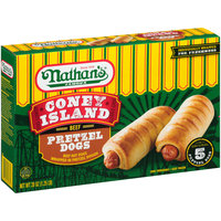 Nathan's® Famous Coney Island Beef Pretzel Hot Dogs 20 oz. Box