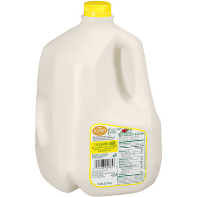 Kemps® Wisconsin Farms 1% Lowfat Milk 1 gal. Jug