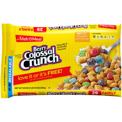 Malt-O-Meal® Berry Colossal Crunch® Cereal 29 oz. ZIP-PAK®