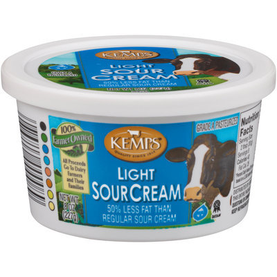 Kemps® Light Sour Cream 8 oz. Tub