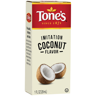 Tone's® Imitation Coconut Extract 1 fl. oz. Bottle