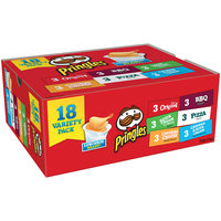 Pringles® The Original, Sour Cream & Onion, Cheddar Cheese, BBQ, Pizza, Cheddar & Sour Cream Potato Crisps Variety Pack
