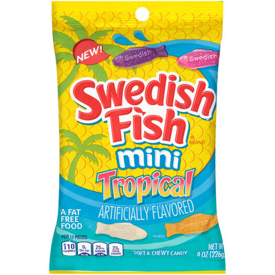 Swedish Fish® Mini Tropical Candy 8 oz. Bag