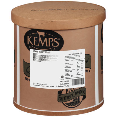 Kemps® Rocky Road Ice Cream 3 gal. Tub