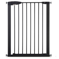 Step By Step Easy Close Extra Large Metal Safety Gate Black