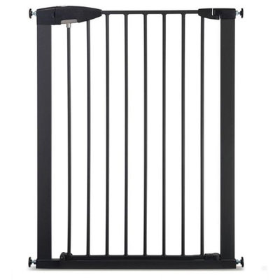 Step By Step Easy Close Extra Large Metal Safety Gate Black