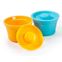 Kinderville Little Bites Storage, Jars Blue/Orange