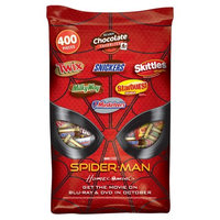 Mars, Inc MARS Chocolate Favorites & More Spider-Man Halloween Candy Variety Mix 125.23-Ounce 400-Piece Bag