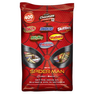 Mars, Inc MARS Chocolate Favorites & More Spider-Man Halloween Candy Variety Mix 125.23-Ounce 400-Piece Bag