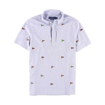 Ralph Lauren Mens Knit Oxford Rugby Polo Shirt