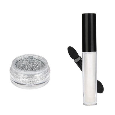 Glitter Eye Shadow,SMYTShop Shimmer Pearl Loose Eyeshadow Pigments Mineral Eye Shadow Dust Powder Makeup Party Cosmetic Set (A)