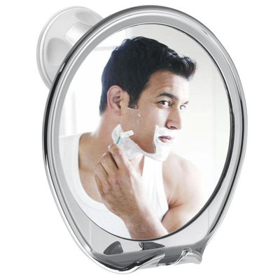 Fogless Shower Shave Mirror Fog Free Mirrors for Shower Bathroom Shaving Mirror with Razor Holder Strong Locking Suction 360°Rotating No Fog for Easy Mirrors Viewing