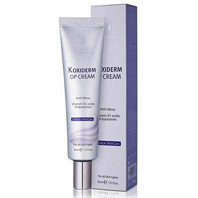 Vitamin K1 Oxiderm Cream, Minimizing Appearance of Scars, Dark Eye Circles, Bruises, Varicose Veins, Purpura and Redness 1.01Oz