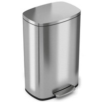 iTouchless SoftStep 13.2 Gal. Stainless Steel Step Kitchen Trash Can