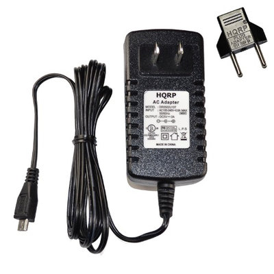 HQRP AC Adapter for OontZ Angle-3 Portable Bluetooth Speaker Angle3 Power Supply Cord Charger + Euro Plug Adapter