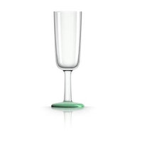 Marc Newson PM843 Flute Glass Nonslip Base Green