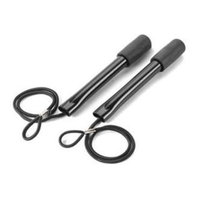 Wheelchair Wheel Lock Brake Extensions, 6 inch, Black Pair