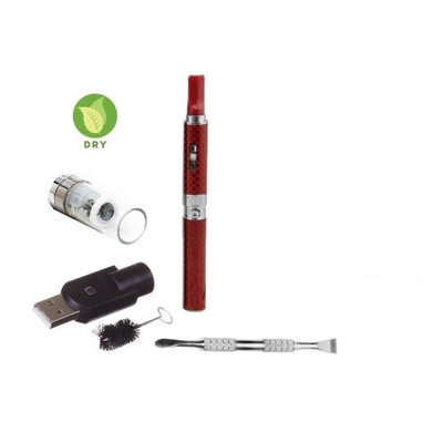 Zebra Smoke Z-Star Dry Herb Vape Pen E-Cigarette Electronic Cigarette Vaporizer For Dry Herbs 650 mah Battery Vaporizer Pen Kit (Red)