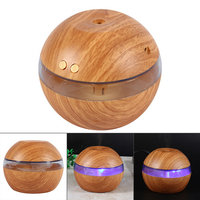 200ml Aroma Essential Oil Diffuser, Wood Grain Ultrasonic Cool Mist Humidifier for Office Home Bedroom Living Room Study Yoga Spa