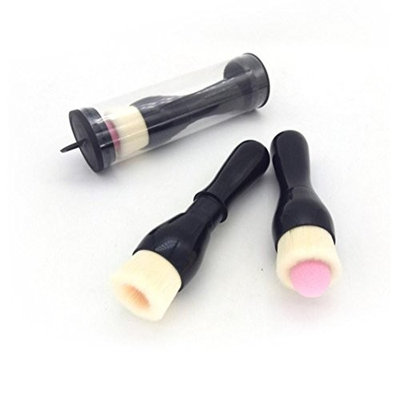 Celendi Portable Magic Sponge Blush Brush Foundation Powder Brush, Cosmetic Makeup Brush