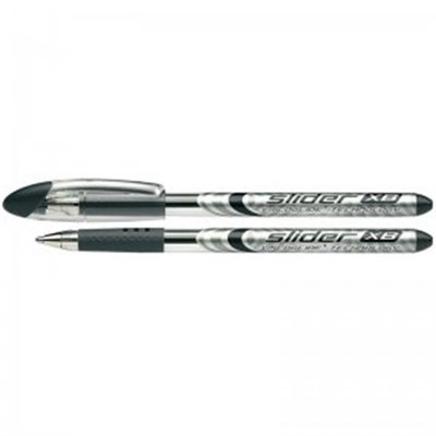 Stride STW151201BN Schneider Black Slider XB Ballpoint Pen - 10 Each